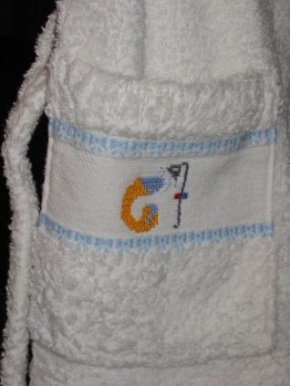 letera x accappatorio