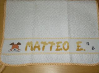asciugamano per matteo