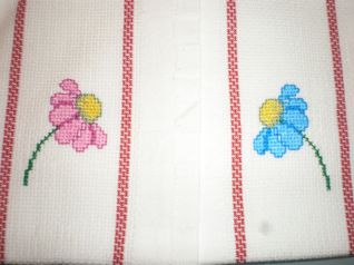 dettaglio canovaccio fiori