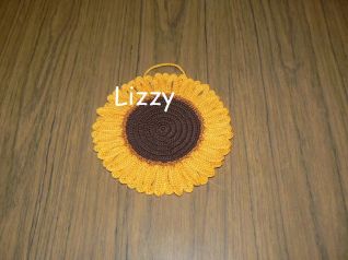 Presina girasole  uncinetto