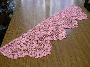 Striscia rosa con lo stesso motivo