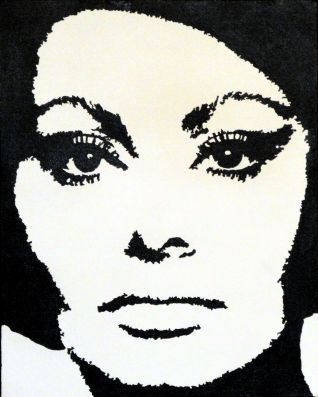 quadro sofia loren