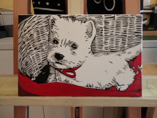 ritratto di una cagnolina