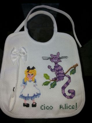 bavaglina Alice nel paese delle meraviglie