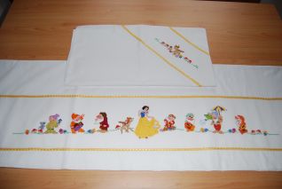 lenzuolo biancaneve e i sette nani