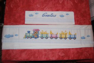 lenzuolo lettino - treno