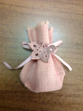 BOMBONIERA FARFALLA ROSA