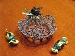 CESTINO UNCINETTO AZZURRO