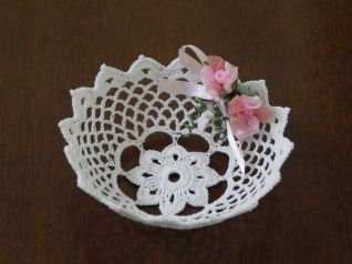 CESTINO  UNCINETTO  BIANCO 