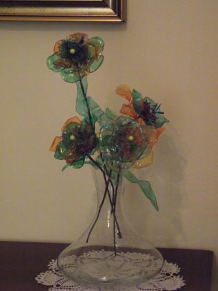 Composizione di panze' in plastica