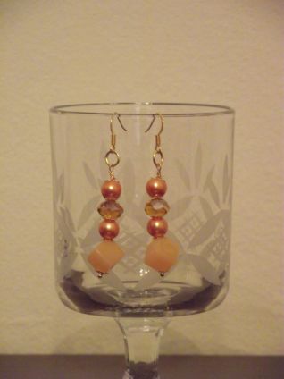 ORECCHINI CON PERLE GIALLO ORO E QUARZO CITRINO