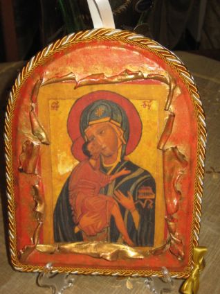 icona della madonna bizzantina