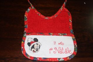bavaglino topolino natale