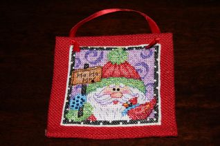 decoro albero babbo natale