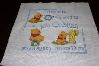 quadretto nascita cristian