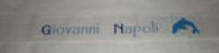 Scritta nome Giovanni Napoli