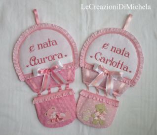Fiocco mongolfiera per Aurora e Carlotta