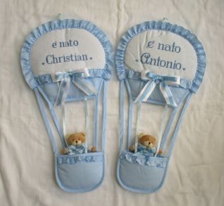 Fiocco  Mongolfiera per Christian e Antonio