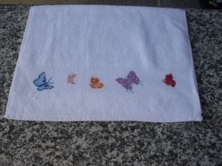 asciugamano farfalle