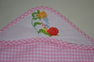 accappatoio triangolo chiocciolina