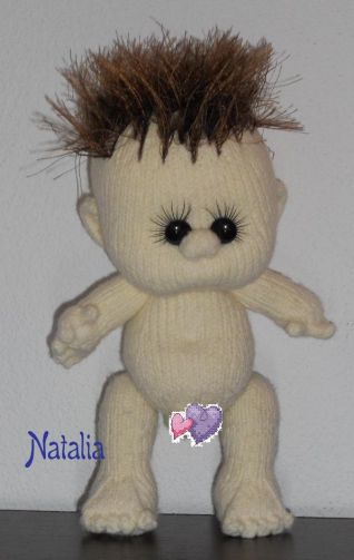 Bambolotto a maglia - nr. 6 - dettaglio