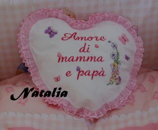 Cuscino a forma di cuore