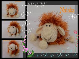 Pecorella amigugumi - 9 cm