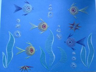 Rricamo su cartoncino 