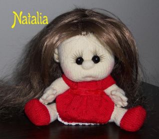 vestito rosso per la bambola