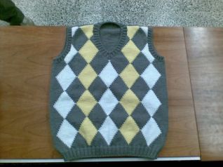 gilet quadri