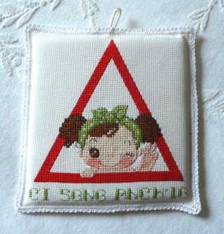 cuscinetto per l'auto bimba a bordo