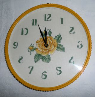 orologio rosa gialla