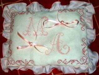 Cuscino portafedi Marika Attilio