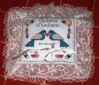 Cuscino portafedi Stefano Iuliana