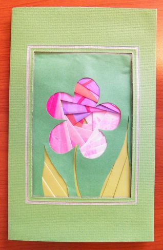 Biglietto tecnica iris folding 3