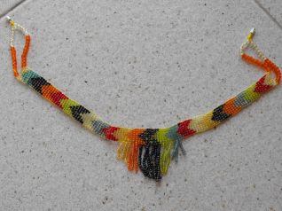 collana 3 fatta a mano di perline