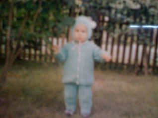 complettino verde ai ferri