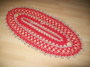 Centro ovale rosso/oro