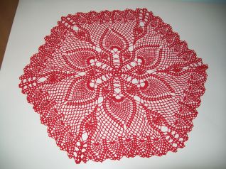 Centro tavola esagonale