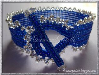 Bracciale Herringbone_blu