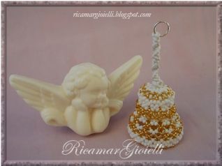 Campanella oro e bianco