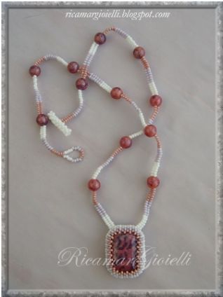 Collana Doppia Bianca-Rosa-Viola_2