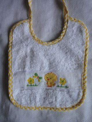 Bavaglino pulcino giallo