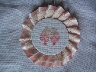 Fiocco da nascita per gemelle