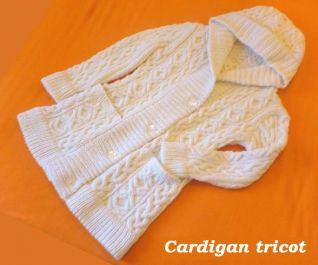 Cardigan tricot