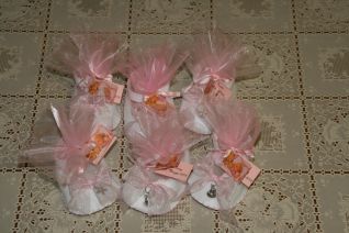 Bomboniera-scarpetta in pile