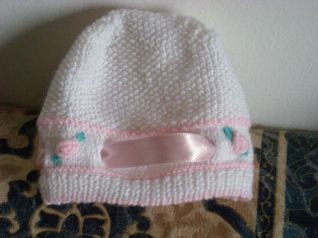 Coprifasce rosa con cappellino e scarpette 2