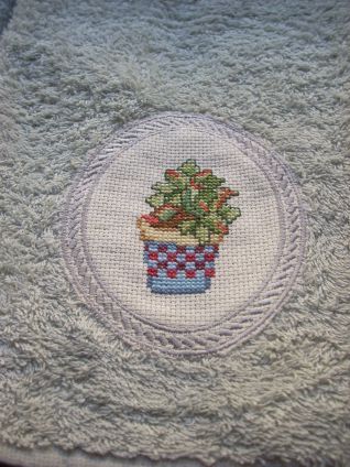 asciugamano pianta grassa