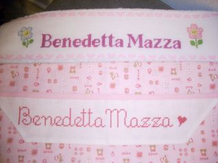 asciugamano + sacchetto asilo