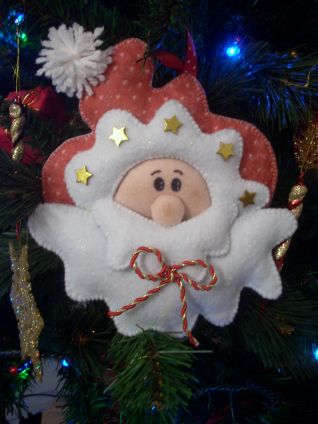 Babbo Natale in feltro